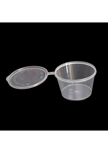 75ML Tarzı Lear Gıda Küçük Sos Kapları Ambalaj Kutu & Kapak Taşınabilir Tek Kullanımlık Taşınabilir Plastik Bardaklar (Yurt Dışından)