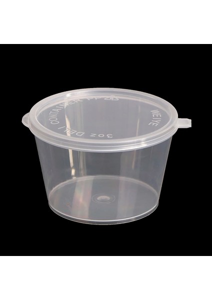 75ML Tarzı Lear Gıda Küçük Sos Kapları Ambalaj Kutu & Kapak Taşınabilir Tek Kullanımlık Taşınabilir Plastik Bardaklar (Yurt Dışından)