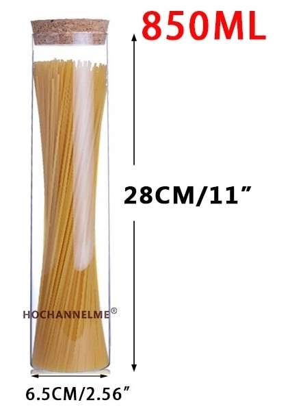 S8 6.5X28CM Stili Bambu Örtü Kapaklı Cam Kavanoz Kurabiye Mutfak Saklama Kavanozları ve Kapaklı Mason Şeker Baharatlar Cam Konteyner Çeşniler Organizatör (Yurt Dışından)