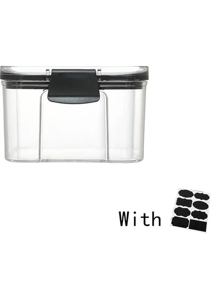 460ML Tarzı Kiler Için Mutfak Organizatörleri Saklama Kapları Mutfak Buzdolabı Organizatör Kapaklı Kavanozlar Plastik Saklama Kabı Baharat Kutuları (Yurt Dışından)