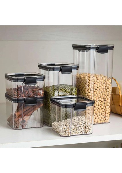 460ML Tarzı Kiler Için Mutfak Organizatörleri Saklama Kapları Mutfak Buzdolabı Organizatör Kapaklı Kavanozlar Plastik Saklama Kabı Baharat Kutuları (Yurt Dışından) fiyatları