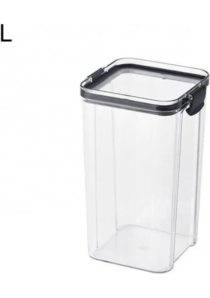 L Tarzı Gıda Saklama Kapları Mutfak Depolama Organizasyonu Mutfak Saklama Kutusu Kavanoz Kanalları Mutfak Için Depolama Pet Gıda Saklama Kutusu Kapağı (Yurt Dışından)