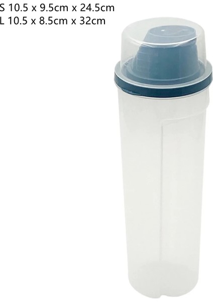 B1 Stili L Beden Tahıl Saklama Kutusu Plastik Fasulye Dağıtıcı Konteyner Şeker Kavun Tohumları Mühürlü Kutu Tahıl Pirinç Unu Saklama Şişeleri Kapaklı Kavanoz (Yurt Dışından)