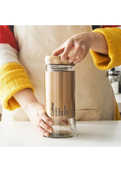 Gümüş 1 Adet 850ML Tarzı Cam Mühürlü Çay Tenekeleri, Ev Büyük Saklama Kutuları, Gıda Kurutulmuş Meyve Saklama Kavanozları, Mutfak Gereçleri Gıda Konteyner Seti (Yurt Dışından) fırsatları