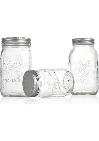 Erik Tarzı Hava Geçirmez Kapaklı Mason Kavanoz Konserve Için Cam Şeker Kabı Yemek Korumak Reçel Jöle Mutfak Saklama Kapları (Yurt Dışından) fırsatları