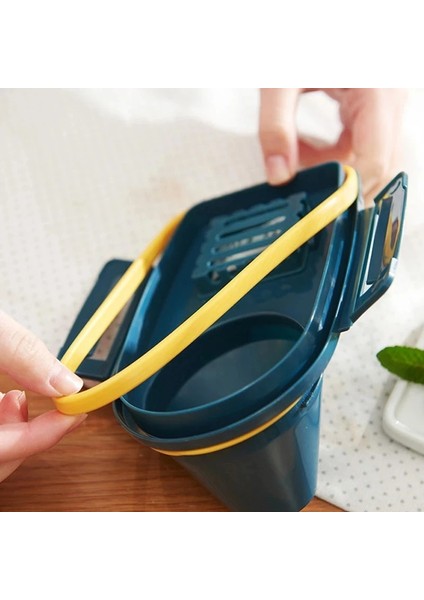 1.5l Beyaz Stil Taşınabilir Tahıl Kovası Ölçme Fincan Depolama Tankı Pirinç Dispenseri Mağaza Saklama Kutusu Mutfak Kapağı Gıdalar Pirinç Organizatör (Yurt Dışından) indirimleri