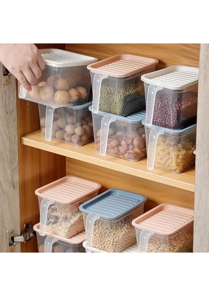 Ordu Yeşili Tarzı Mutfak Şeffaf Saklama Kutusu Mühürlü Kavanoz Tahıllar Fasulye Depolama Organizatör Gıda Kapları Buzdolabı Saklama Kutuları (Yurt Dışından) fiyatları