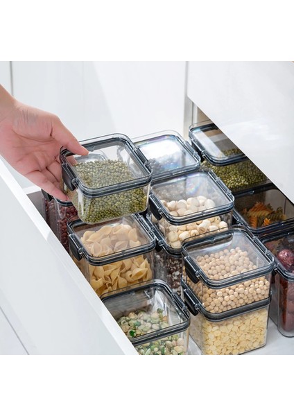 1800ML Stili Gıda Saklama Kapları, Hava Geçirmez Kutular Plastik Saklama Kutuları Istiflenebilir Gıda Saklama Kutuları Mutfak Buzdolabı Depolama Tankları (Yurt Dışından) modelleri