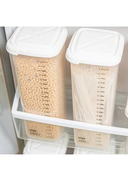2200ML-1 Adet Tarzı Wbboomıng Plastik Mühürlü Kutular Mutfak Saklama Kutusu Şeffaf Gıda Teneke Kutu Taze Tutmak Farklı Kapasitede Yeni Temiz Konteyner (Yurt Dışından) fırsatları