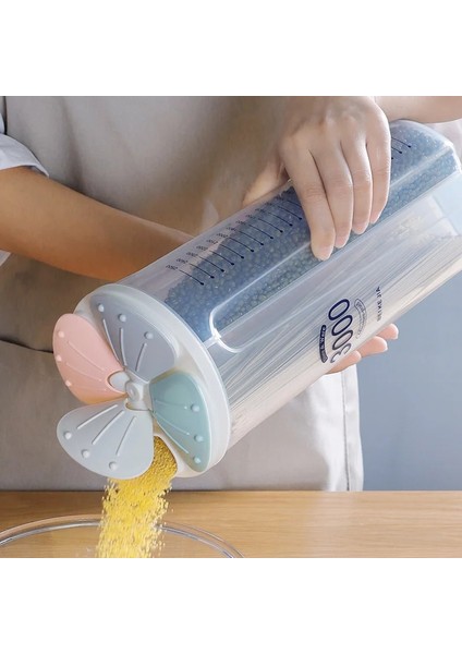 4grid 3000ML Stili Mutfak Saklama Kutusu Gıda Pirinç Tahıl Saklama Kutusu Mutfak Gereçleri Neme Dayanıklı Mühürlü Kavanoz Şeffaf Saklama Kutusu (Yurt Dışından) modelleri