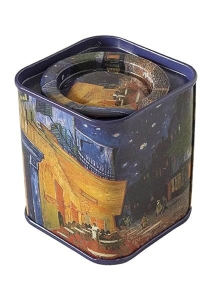 No.3 Tarzı 5.6x5.6x6.6cm Mini Çay Teneke Depolama Metal Kutu Küçük Demir Pot Için Mühürlü Pot Kahve Çay Şeker Saklama Kutusu Van Gogh Boyama Konteyner Kutuları (Yurt Dışından) indirimleri