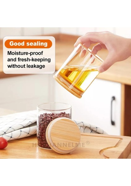 5.5X10CM F2 Stili 1 Parça Baharatlar Için Mason Şeker Kavanozu Cam Bambu Kapaklı Konteyner Cam Kavanoz Kapaklı Çerez Kavanozu Mutfak Kavanozları ve Kapakları (Yurt Dışından) indirimleri