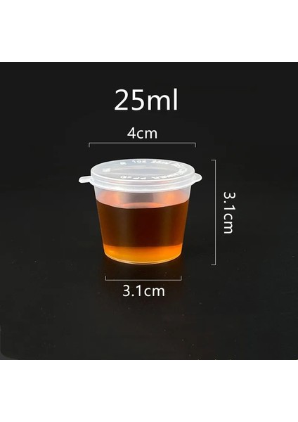 10 Adet 25ML Tarzı Lear Gıda Küçük Sos Kapları Paket Kutu ve Kapak Taşınabilir Tek Kullanımlık Taşınabilir Plastik Sos Bardakları Mutfak Eşyaları (Yurt Dışından) indirimleri