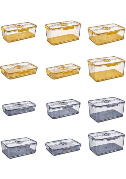 Uzun Gri L Tarzı Sıcak Satış Buzdolabı Saklama Kutusu Gıda Sınıfı Pet Kalınlaşmış Zaman Işleyişi Dahili Bölmeli Mutfak Saklama Kapları (Yurt Dışından) indirimleri