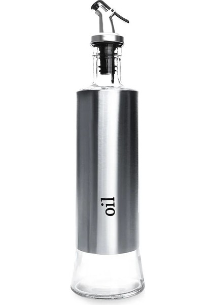 Yağ Stili 500ML Mutfak Yağı Cam Şişe Depolama Kontrol Yağ Çıkışı Paslanmaz Çelik Sızdırmaz Baharat Pot Soya Sosu Sirke Kavanozları Şarap Kutuları (Yurt Dışından)