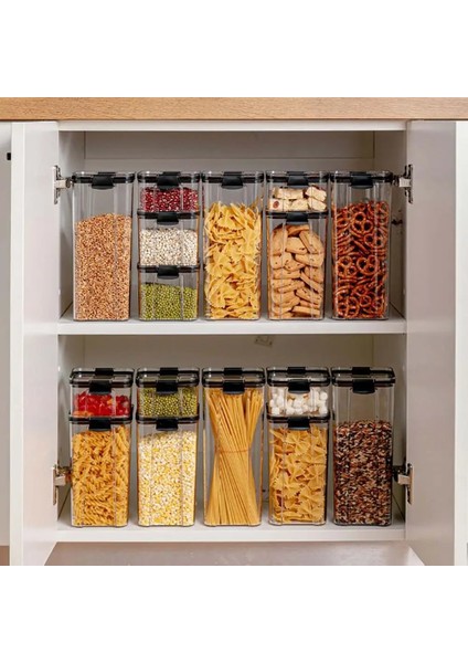 700ML Tarzı Pet Plastik Saklama Kabı Şeffaf Istiflenebilir Gıda Saklama Kutusu Mutfak Spagetti Erişte Mühürlü Kaplar Gıda Kapları (Yurt Dışından)