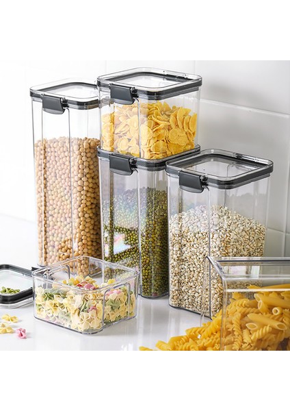 700ML Tarzı Pet Plastik Saklama Kabı Şeffaf Istiflenebilir Gıda Saklama Kutusu Mutfak Spagetti Erişte Mühürlü Kaplar Gıda Kapları (Yurt Dışından)