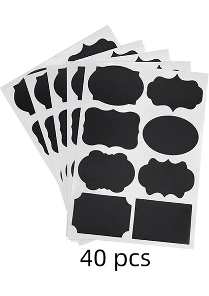 40 Adet Tarzı Especieros Para Cocina Kruidenpotjee Çıkartmaları Kavanoz Görgü Kuralları Epik Bitkisel Etiket Mutfak Gadget Setleri Şişeler Etiketler Tuz Ev (Yurt Dışından)