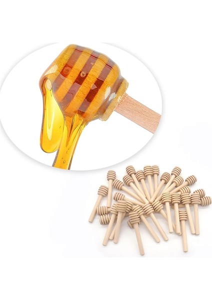 8cm Tarzı 50 Parça Adet Mini Ahşap Bal Kepçe Çubukları Sarılı Bal Kavanozu Dağıtma Çiseleme Ahşap Karıştırıcılar Bal Mutfak Karıştırma Aletleri %70 (Yurt Dışından) modelleri