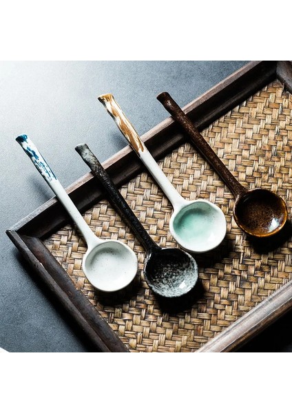 Bir Stil Seramik Çorba Kaşığı Japon Sofra Yemek Kaşığı Yaratıcı Uzun Saplı Kaşık Mutfak Pişirme Gereçleri Aracı Çay Kaşığı Mutfak Için (Yurt Dışından) fırsatları