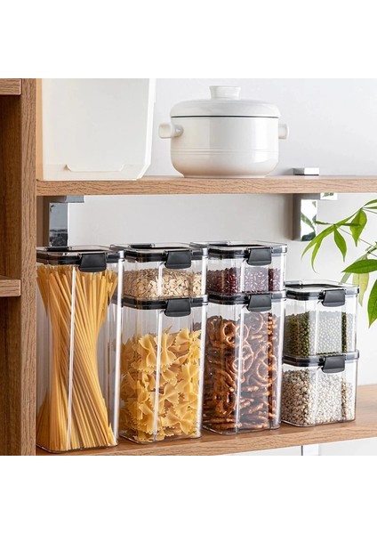 700ML Tarzı Gıda Depolama Mutfak Konteyner Plastik Buzdolabı Şehriye Kutusu Yeni Kare Plastik Şişe Kavanoz Şeffaf Kapaklı Gıda Kabı (Yurt Dışından) fırsatları