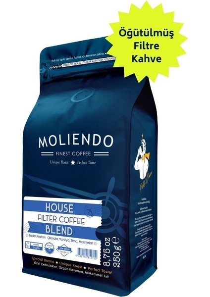 Moliendo House Blend Filtre Kahve (Öğütülmüş Filtre Kahve) 250 g