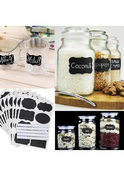 24 Adet Tarzı Especieros Para Cocina Kruidenpotjee Çıkartmaları Kavanoz Görgü Kuralları Epik Bitkisel Etiket Mutfak Gadget Setleri Şişeler Etiketler Tuz Ev (Yurt Dışından)