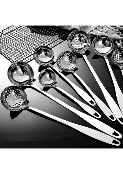 6.5cm Delikli Kaşık Stili Paslanmaz Çelik Kevgir Çorba Kaşığı Kabuk Filtre Tatlı Uzun Saplı Süzgeç Skimmer Lapa Kaşık Pişirme Araçları Yemek Takımı (Yurt Dışından) fiyatları
