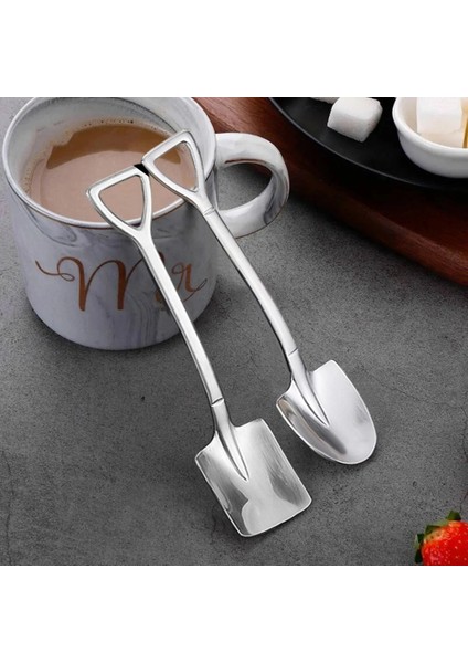 Gümüş Tarzı Ovel Kaşık Paslanmaz Çelik Çay Kaşığı Dondurma Tatlı Kaşık Için Yaratıcı Çay Kahve Kaşığı Sofra Çatal Seti (Yurt Dışından) fiyatları