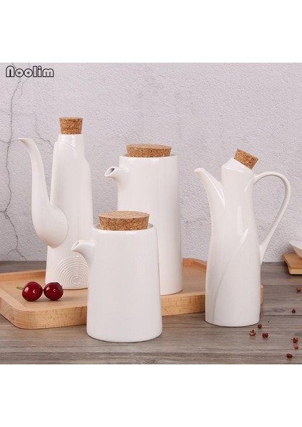 Stil-D S Stili Noolım Mutfak Porselen Zeytinyağı Soya Sosu Sirke Baharat Tenekesi Yağ Şişesi Mutfak Pişirme Araçları Saklama Şişeleri (Yurt Dışından) fiyatları