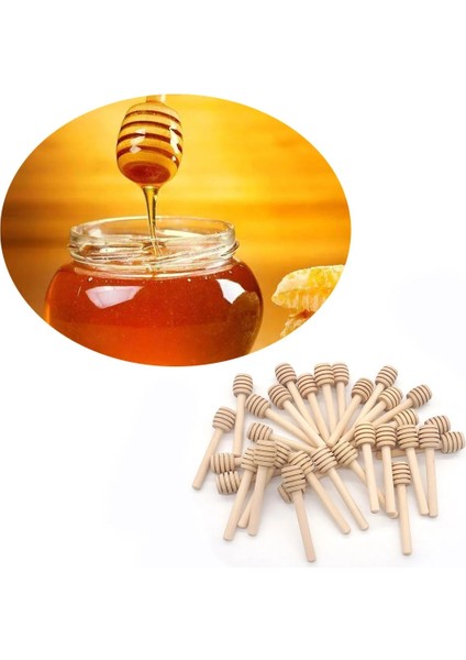 24 Adet Tarzı Bal Karıştırma Çubuğu Karıştırma Kolu Kavanoz Kaşık Pratik Ahşap Kepçe Bal Uzun Çubuk Malzemeleri Bal Mutfak Gereçleri (Yurt Dışından) modelleri