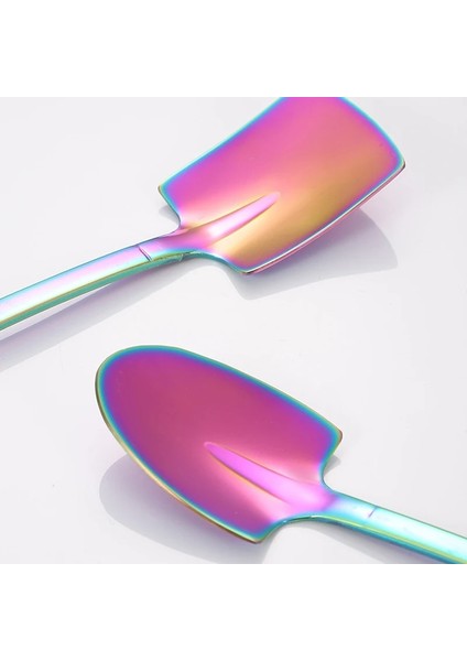 1 Adet-Gümüş B Tarzı Paslanmaz Çelik Yaratıcı Kahve Kaşığı Retro Kürek Kaşığı Dondurma Çay Kaşığı Sofra Bar Aracı Çatal Bıçak Takımı (Yurt Dışından) fiyatları