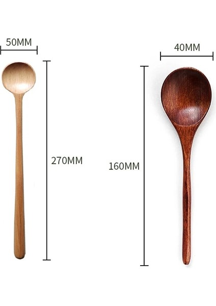 Bir Stil 1 Adet Uzun Kaşık Ahşap Japonkore Tarzı 27X5CM Doğal Ahşap Uzun Saplı Yuvarlak Kaşık Çorba Pişirme Için Karıştırma Karıştırma (Yurt Dışından) modelleri