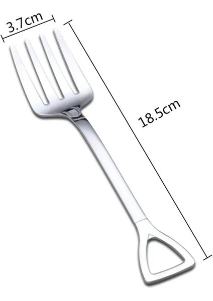 No.2 Tarzı Paslanmaz Çelik Kahve Çay Kaşığı Kürekwreaped Tatlı Çatalları Dondurma Şeker Çay Kaşığı Çocuklar Ilginç Oyuncaklar Bar Ev (Yurt Dışından)