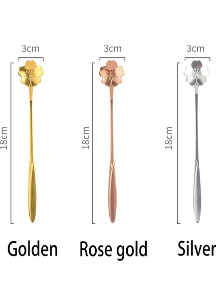 Gül Altın Tarzı Paslanmaz Çelik Çiçek Kaşığı Ölçüm Kaşığı Mutfak Aleti Çiçek Petal Kahve Karıştırma Altın Kaşık Sofra Takımı Tatlı Çay Kaşığı (Yurt Dışından) modelleri