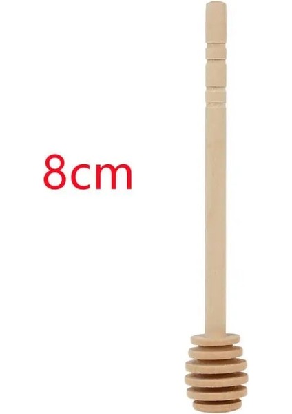 Ahşap 8cm Tarzı 1 Parça 1 Adet Bal Karıştırma Çubuğu Bal Kavanoz Malzemeleri Için Pürüzsüz ve Çapaksız Yaratıcı Çevre Dostu Uzun Sap Karıştırma Çubuğu Tatlı Araçları (Yurt Dışından)