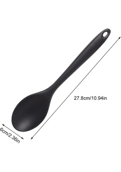 Yeşil Stil Licone Kaşık Yapışmaz Oval Yemek Kaşığı Sofra Takımı Pirinç Kepçesi Karıştırma Akşam Yemeği Kaşık Mutfak Gereçleri Pişirme Aracı (Yurt Dışından) modelleri