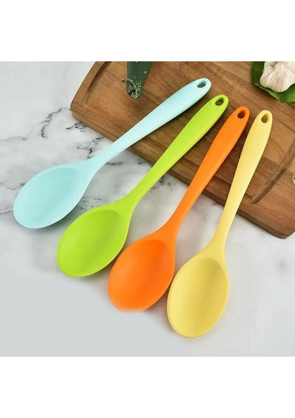 Yeşil Stil Licone Kaşık Yapışmaz Oval Yemek Kaşığı Sofra Takımı Pirinç Kepçesi Karıştırma Akşam Yemeği Kaşık Mutfak Gereçleri Pişirme Aracı (Yurt Dışından) fırsatları
