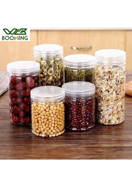 280ML Stili Wbboomıng Yuvarlak Mühürlü Kavanoz Şeffaf Plastik Gıda Kavanoz Kurutulmuş Meyve Pet Çiçek Çay Bisküvi Kutusu Ambalaj Turşu Bal Şişeleri (Yurt Dışından) fiyatları