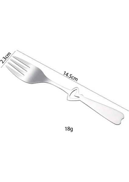 A2 Stili Paslanmaz Çelik Kalp Şekli Kahve Çay Kaşığı Çatal Tatlı Şeker Karıştırma Dekoratif Kaşık Çay Kaşığı Düğün Hediyesi Mutfak Gereçleri (Yurt Dışından)