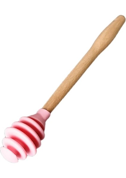 Y Tarzı Mutfak Aleti Silikon Bal Sosu Karıştırıcı Kaşık Ahşap Saplı Pratik Karıştırma Kahve Süt Çay Karıştırma Çubuğu Sopa (Yurt Dışından) fırsatları