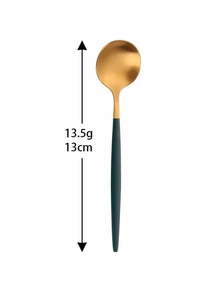 Yeşil Altın Tarzı 1 Adet Kahve Kaşıksız Çelik Kaşık Bal Çay Kahve Uzun Saplı Karıştırma Kaşığı Çay Kaşığı Gadget Mutfak Aletleri Aksesuarları (Yurt Dışından)