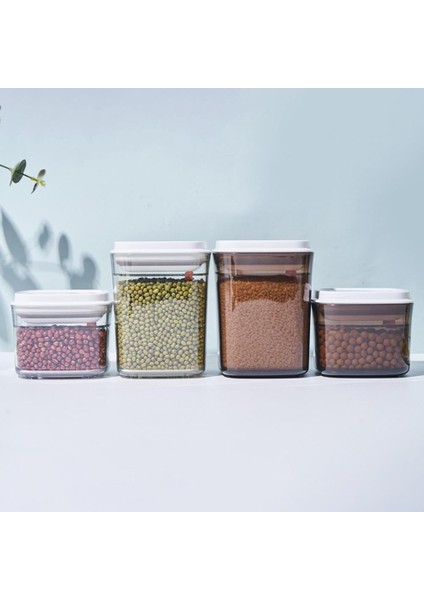 Sarımsı Kahverengi Tarzı 350 ml 350MLMLML Depolama Kavanoz Çok Fonksiyonlu Büyük Kapasiteli Akrilik Pres Tipi Ev Için Kare Gıda Koruma Kutusu Konteyner (Yurt Dışından) modelleri