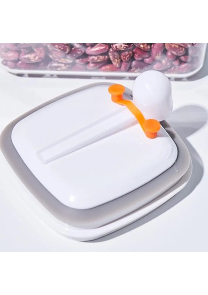 Sarımsı Kahverengi Tarzı 350 ml 350MLMLML Depolama Kavanoz Çok Fonksiyonlu Büyük Kapasiteli Akrilik Pres Tipi Ev Için Kare Gıda Koruma Kutusu Konteyner (Yurt Dışından) indirimleri