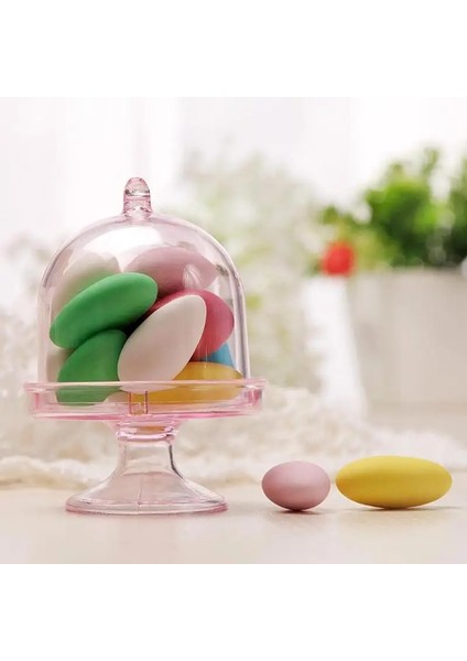 Bir Stil 1 Adet Şeffaf Plastik Şeker Kutusu Yuvarlak Dıy Depolama Standı Malzeme Kutusu Mini Kek Şeker Paketleme Kutusu (Yurt Dışından) modelleri