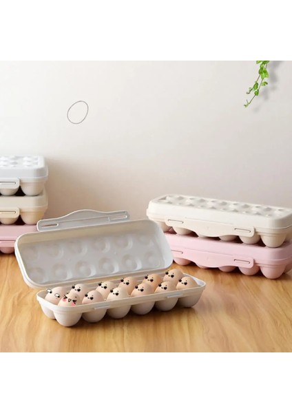 Gri Tarzı 18 Izgara 12 Izgara Yumurta Saklama Kutusu Kapaklı Toka Tipi Pp Koruma Buzdolabı Saklama Kabı Yumurta Rafı Mutfak Aracı Ev Için (Yurt Dışından) fiyatları