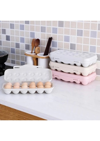 Gri Tarzı 18 Izgara 12 Izgara Yumurta Saklama Kutusu Kapaklı Toka Tipi Pp Koruma Buzdolabı Saklama Kabı Yumurta Rafı Mutfak Aracı Ev Için (Yurt Dışından) fırsatları