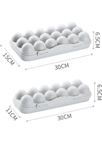 Gri Tarzı 18 Izgara 12 Izgara Yumurta Saklama Kutusu Kapaklı Toka Tipi Pp Koruma Buzdolabı Saklama Kabı Yumurta Rafı Mutfak Aracı Ev Için (Yurt Dışından) indirimleri