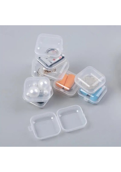 10 Adet Tarzı Lot Yeni Taşınabilir Şeffaf Flip Takı Hap Saklama Kutusu Kare Plastik Küçük Saklama Kutuları Kılıf Şeffaf Organizatör Kutuları (Yurt Dışından) fiyatları