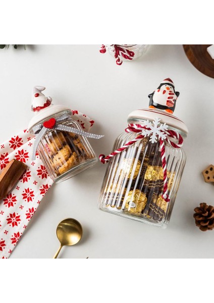 Tilki Büyük Stil Avrupa Tarzı Noel Mühürlü Cam Şeker Kavanoz Ev Depolama Kavanoz Kurutulmuş Meyve Kavanoz Roma Şekerlik Yurt Aperatif Kavanoz Mühürlü Kavanoz (Yurt Dışından) fırsatları